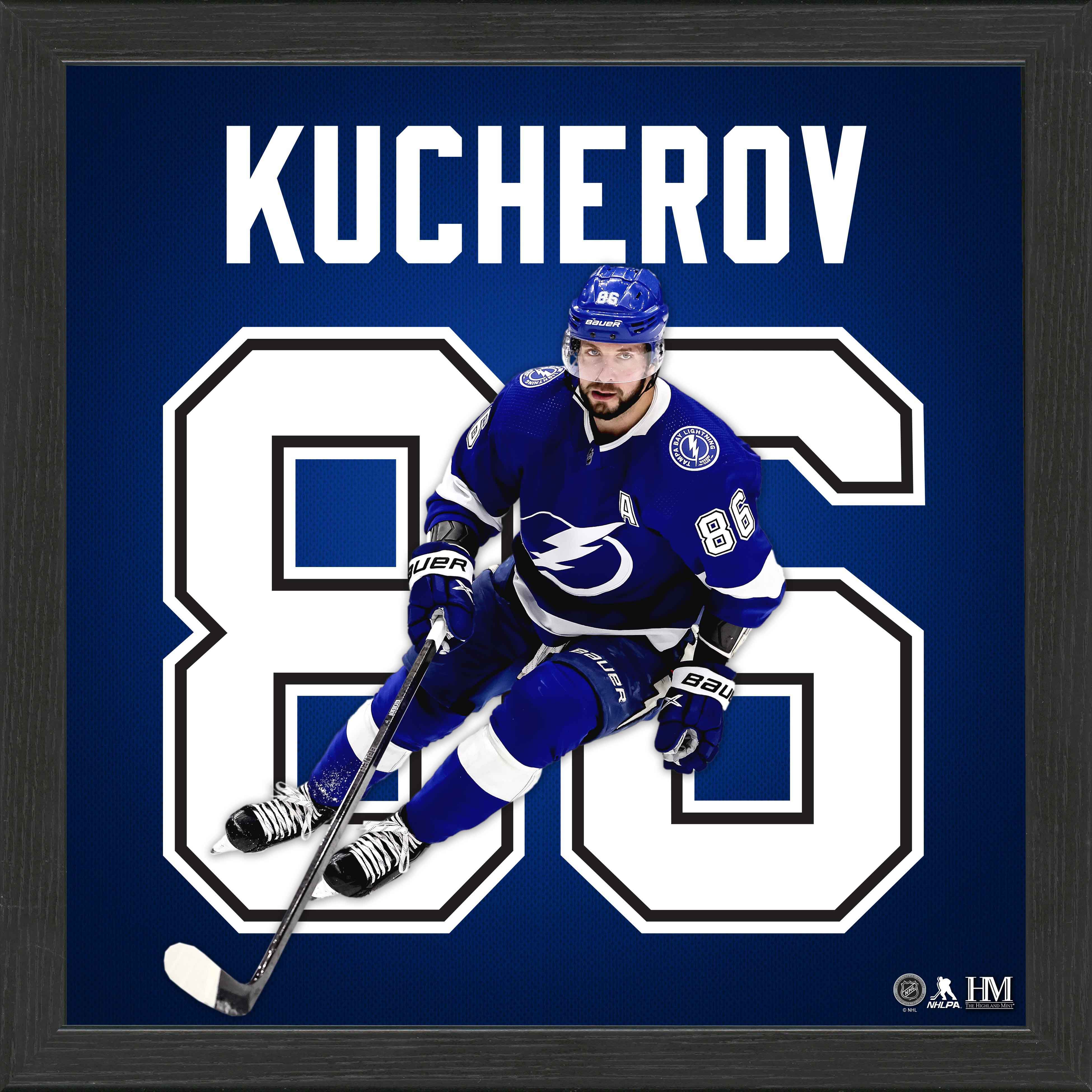 Nikita Kucherov Impact Jersey Frame