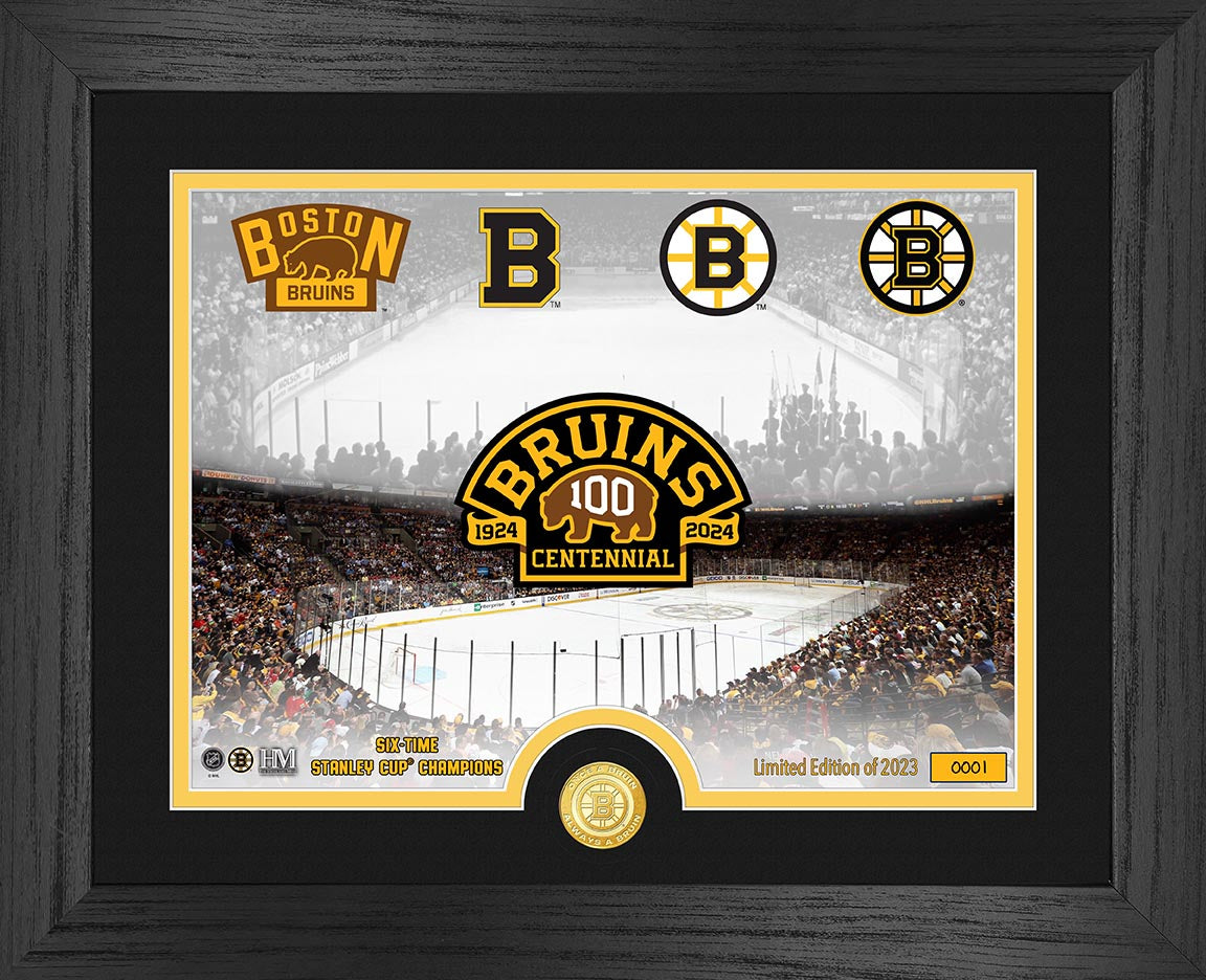 Boston Bruins Centennial Anniversary Bronze Coin Photo Mint