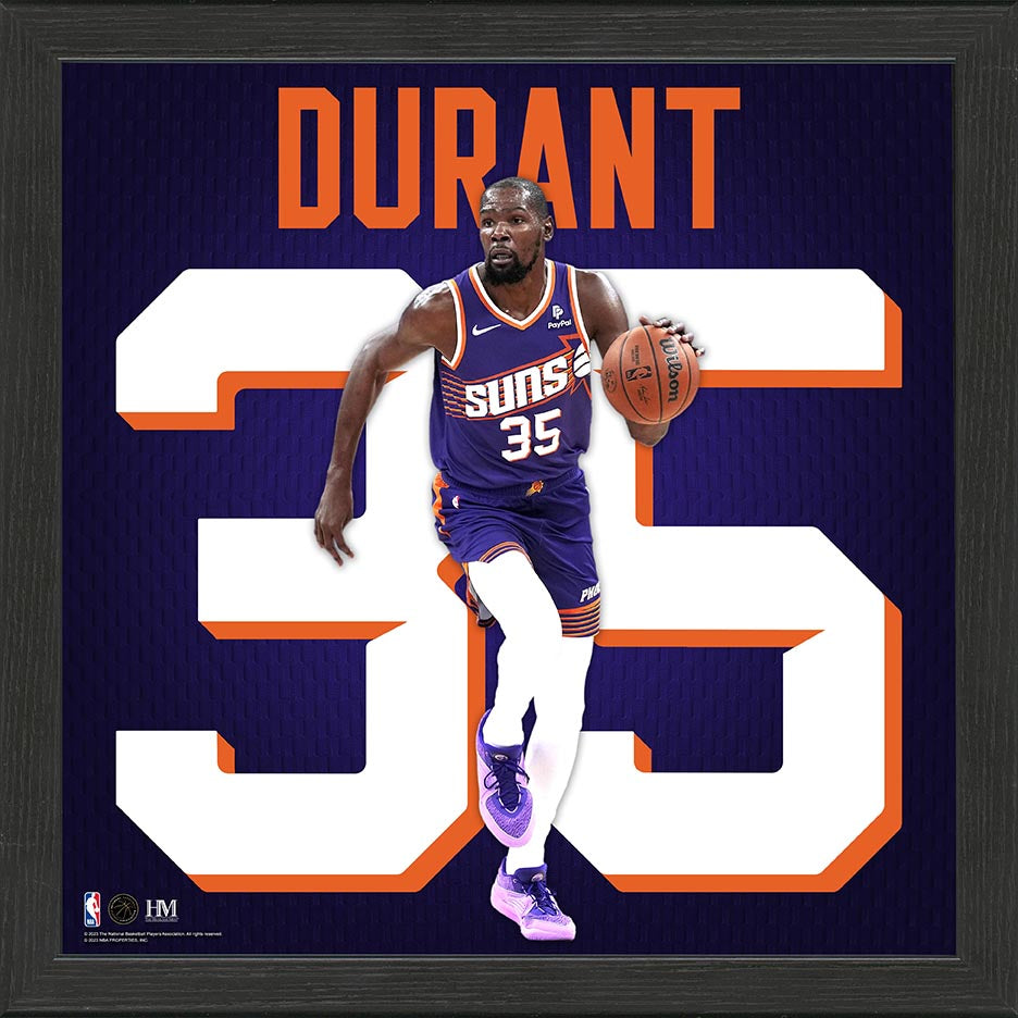 Kevin Durant Phoenix Suns IMPACT Jersey Frame