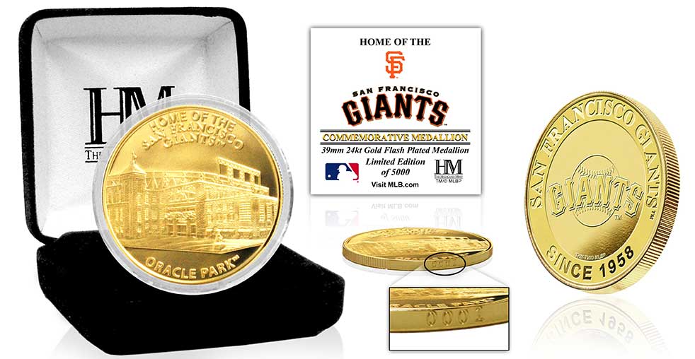 San Francisco Giants Stadium Gold Mint Coin