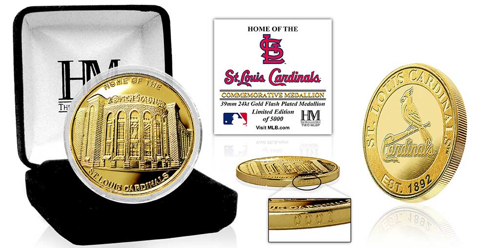 St. Louis Cardinals Stadium Gold Mint Coin