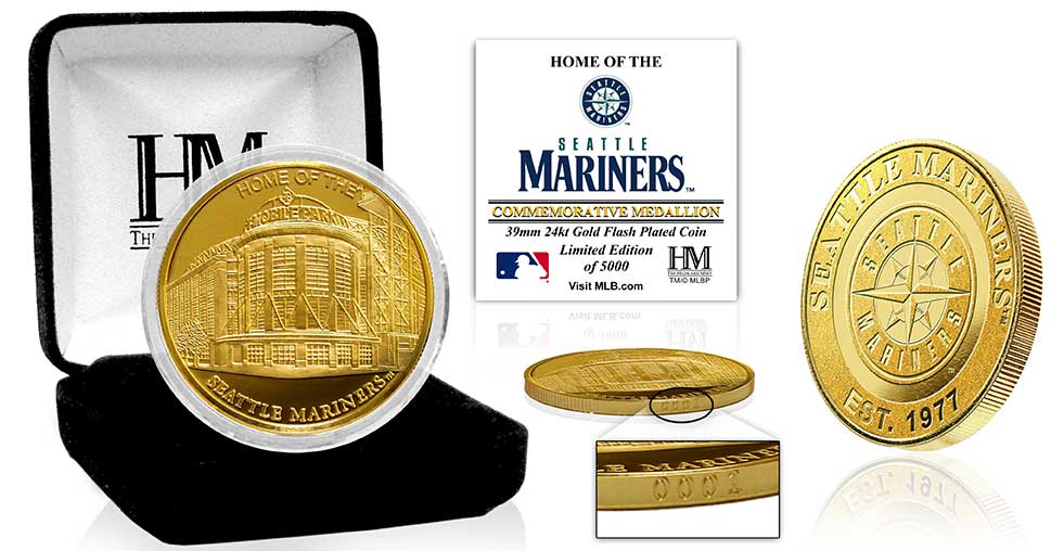 Seattle Mariners Stadium Gold Mint Coin