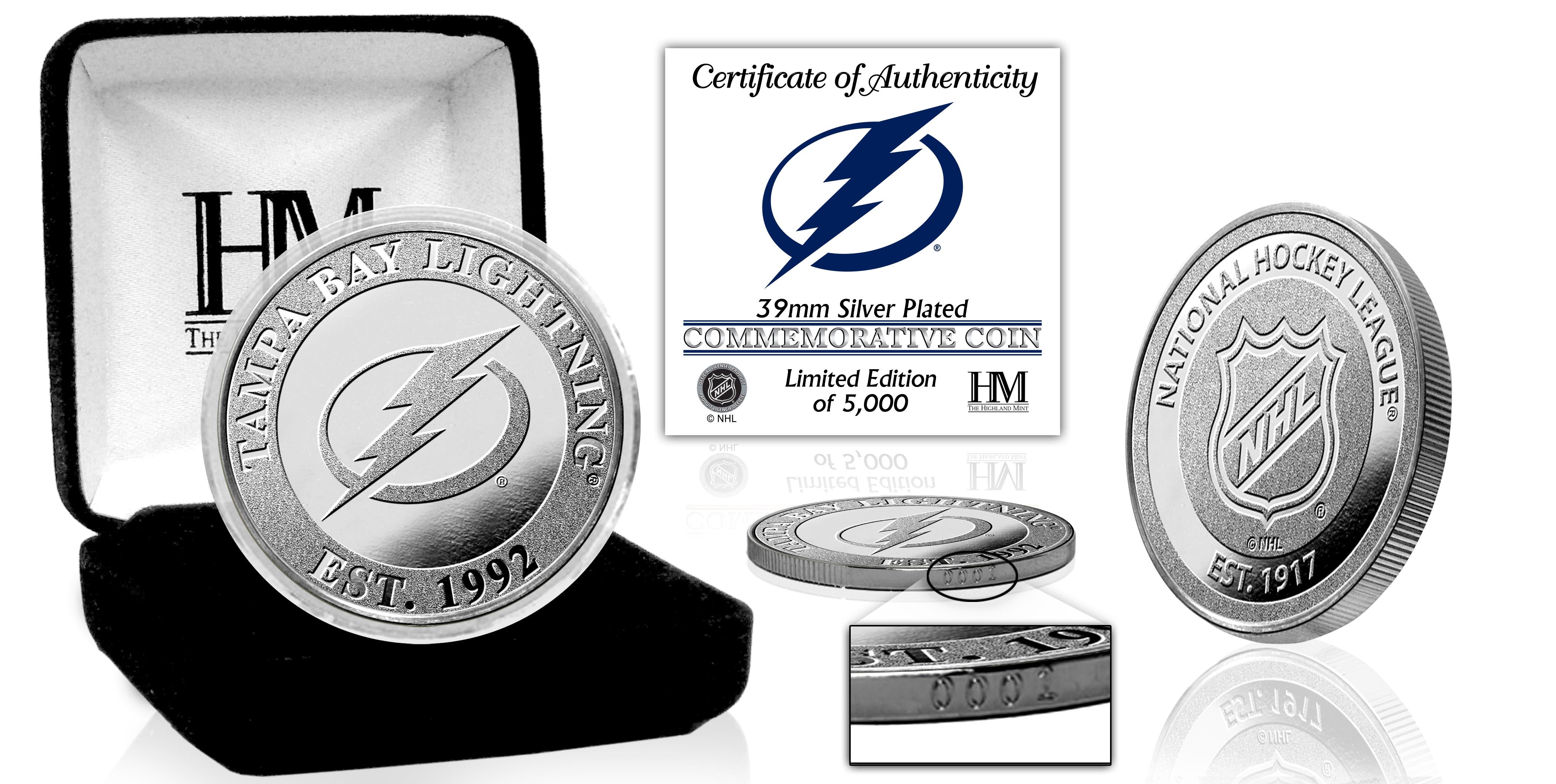 Tampa Bay Lightning Silver Mint Coin
