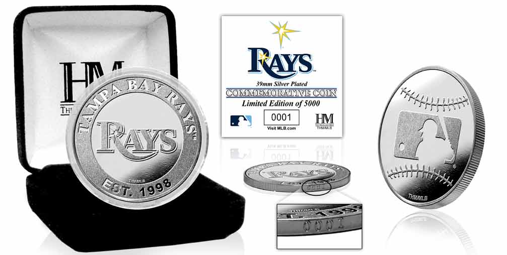 Tampa Bay Rays Silver Coin