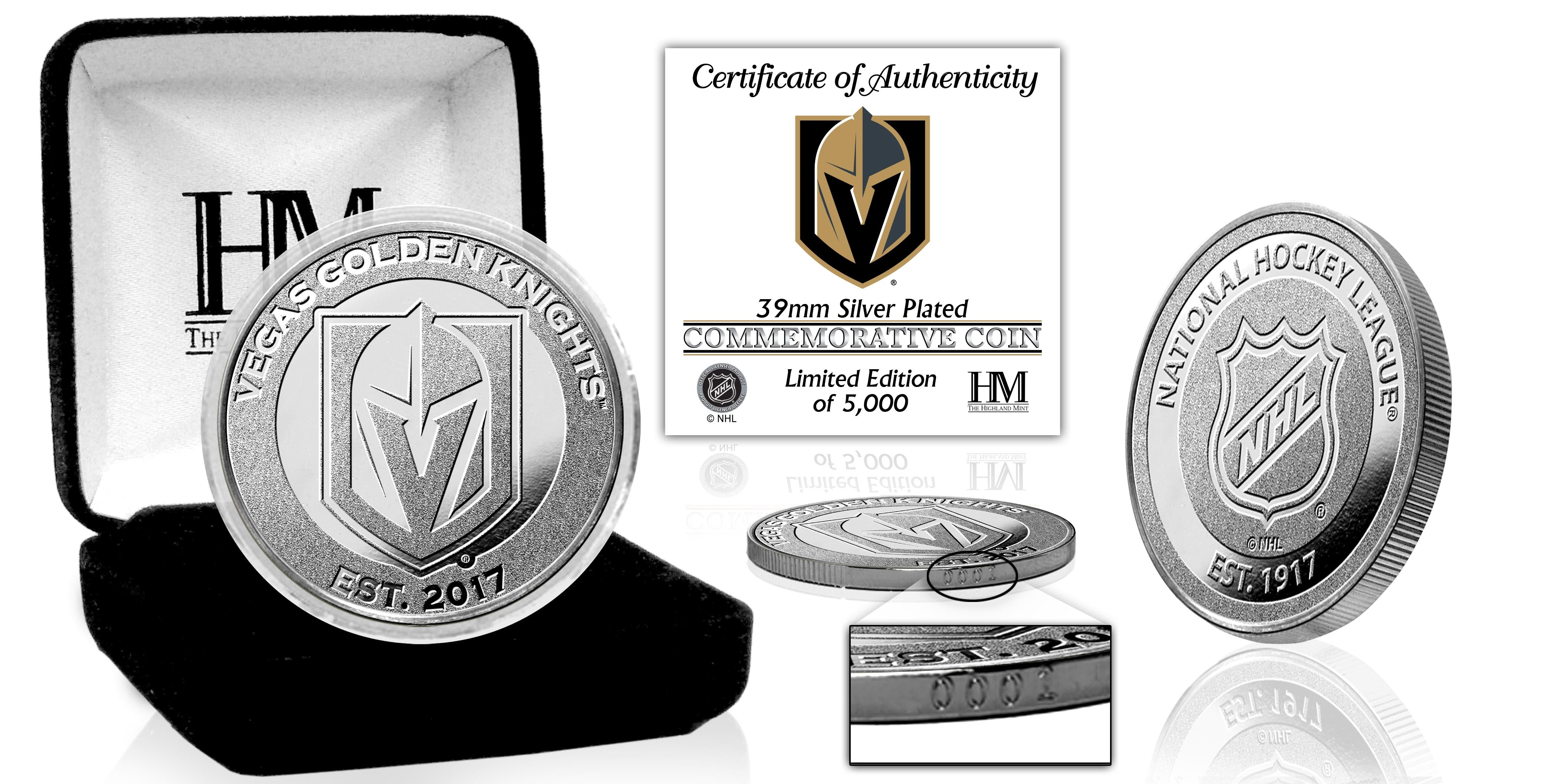 Vegas Golden Knights Silver Mint Coin