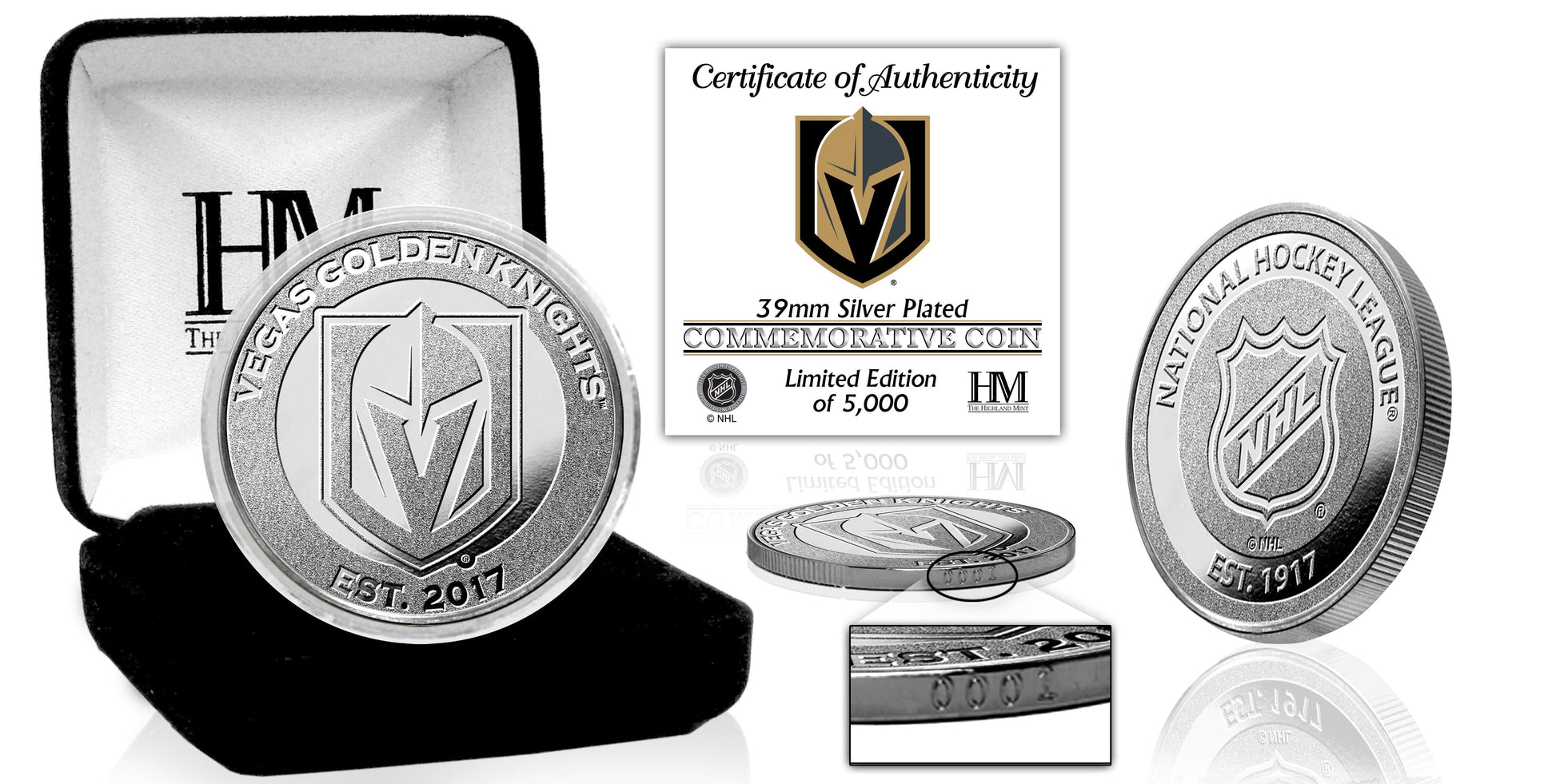 Vegas Golden Knights Silver Mint Coin